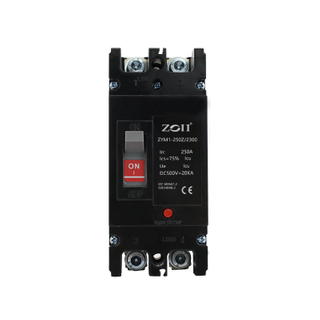 ZOII Wholesale Price Moulded Case Circuit Breaker 2P DC 500v 100A 200A 300A 400A 500A MCCB EV Car OEM ODM